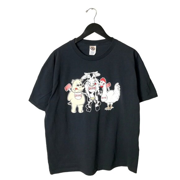 Vintage Y2K Brian's Bar Deland Florida T Shirt Black XL Extra Large Graphic Tee - Picture 2 of 14